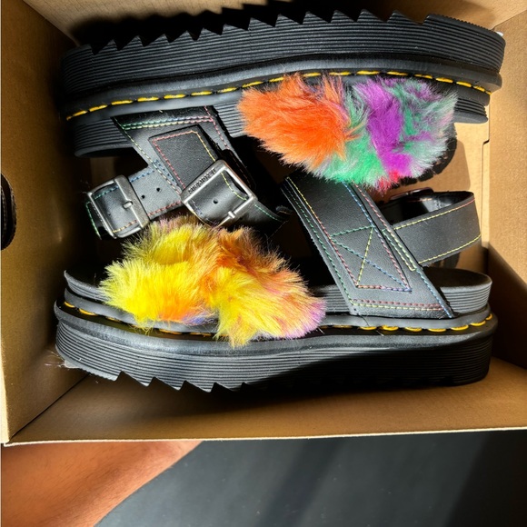 Dr Martens Voss 2 Fluffy Y2K Women’s Size 5 - Picture 3 of 9